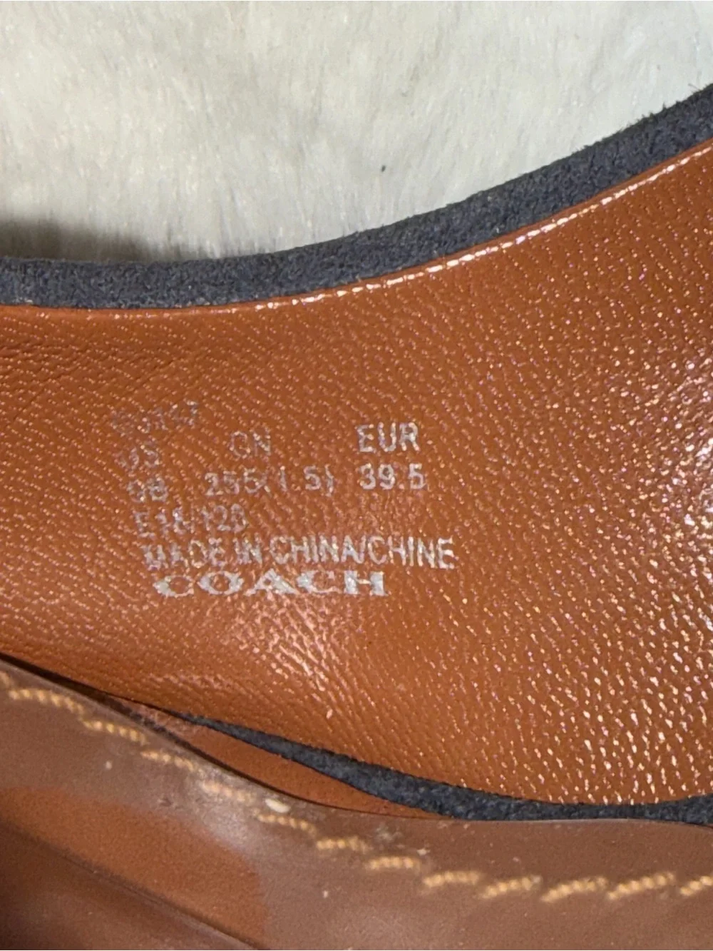 COACH Gray Waverly Suede Pumps